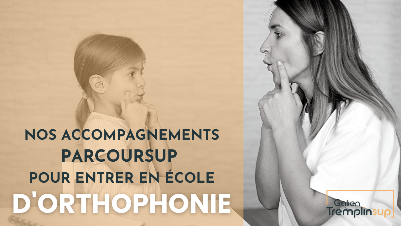 nos accompagnements Parcoursup pour entrer en école d'orthophonie