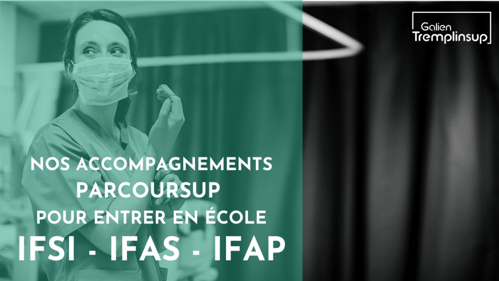nos accompagnements Parcoursup pour entrer en école d'infirmier, d'auxiliaire de puériculture ou d'aide-soignant