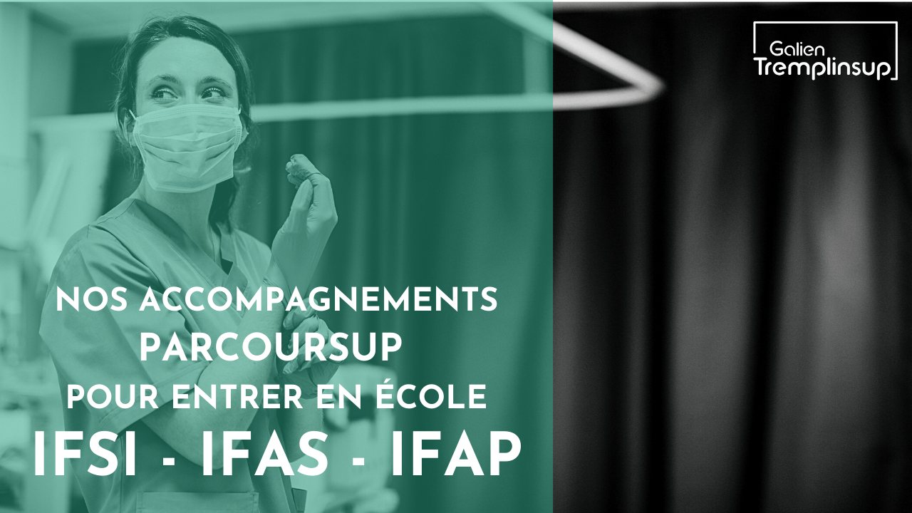 nos accompagnements Parcoursup pour entrer en école d'infirmier, d'auxiliaire de puériculture ou d'aide-soignant
