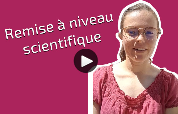 Cloé étudiante chez Cours Galien Rennes a fait une remise à niveau scientifique pour intégrer une prépa en PCSI depuis Parcoursup